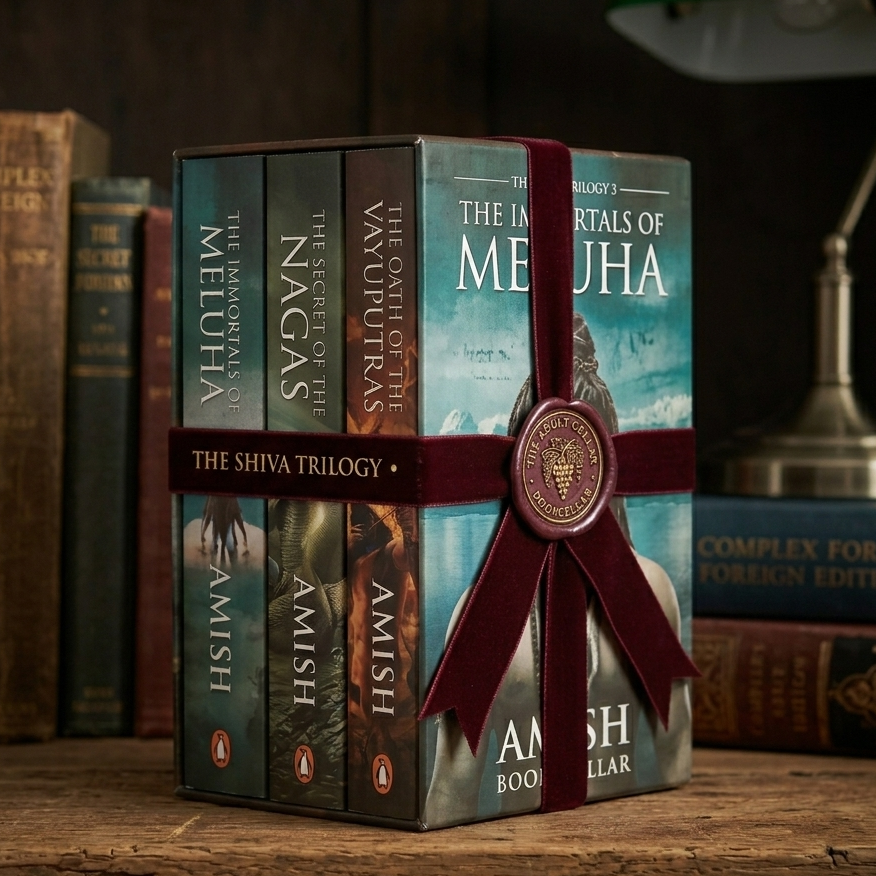 Set of books by Amish with the Cellar Gift Ritual